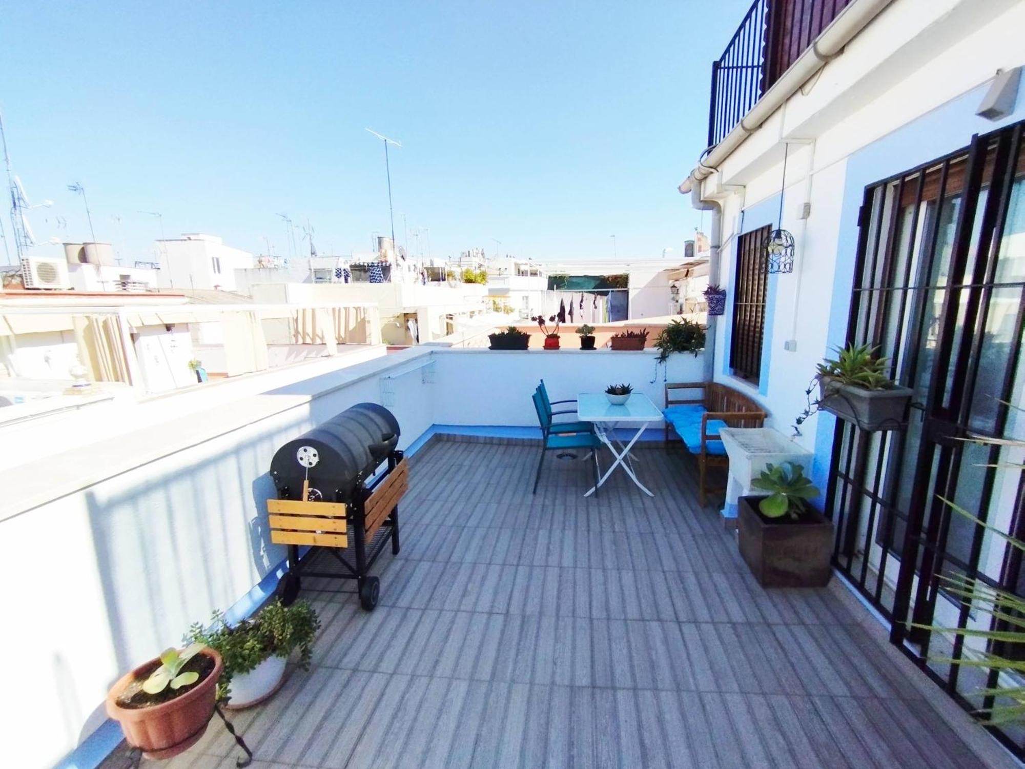 セビリアCasa Gavidia - Duplex With Panoramic Viewアパートメント エクステリア 写真